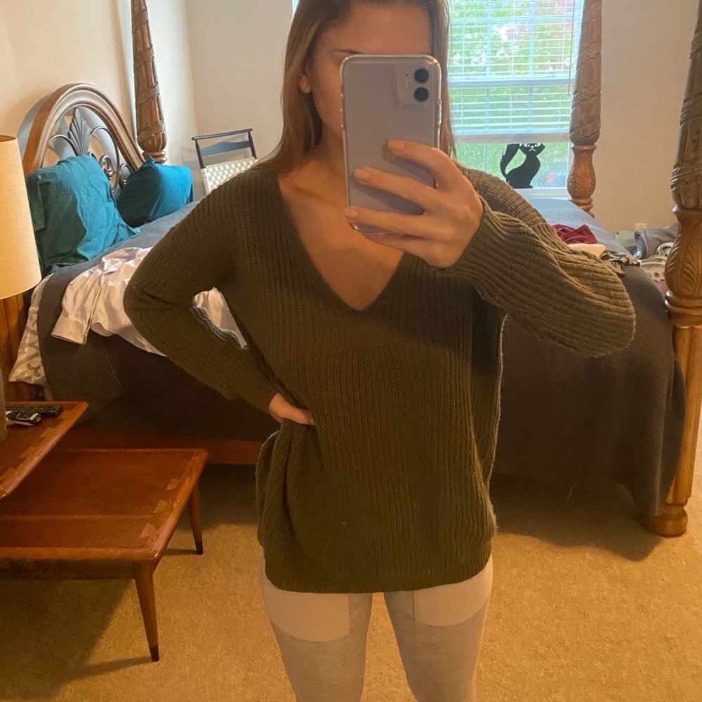 Olive Green Sweater